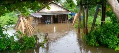 Empat Kecamatan Terdampak Banjir di Kabupaten Buru, Provinsi Maluku.